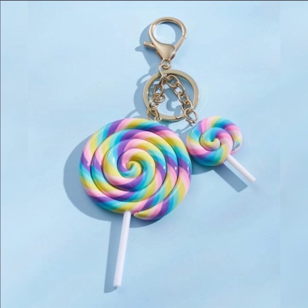 3/$30 CUTE LOLLIPOP HANDBAG CHARM / KEYCHAIN